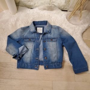 Cropped Denim Jacket, XS
